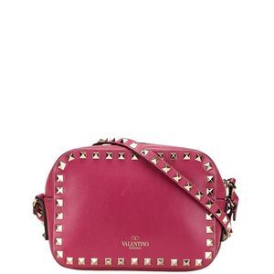Valentino Studs Leather Shoulder Bag